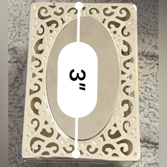 THINGS Remembered Trinket Jewelry Box Silver Tone filigree - Picture 11 of 11